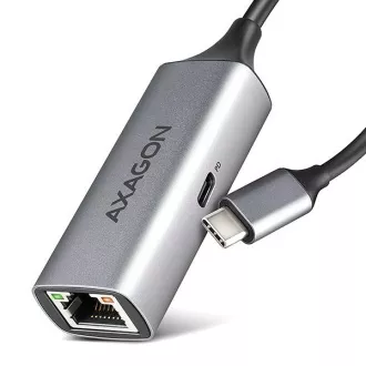 AXAGON ADE-TXPD, USB-C 3.2 Gen 1 - Placă de rețea Gigabit Ethernet, Asix AX88179, PD 100W, instalare automată