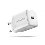 AXAGON ACU-PD30W, încărcător de rețea Sil 30W, 1x port USB-C, PD3.0/PPS/QC4+/SFC/AFC/Apple, alb