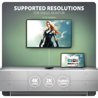 AXAGON HMC-UFO, hub USB 10Gbps, 2x USB-A, USB-C, HDMI 4k/60, RJ-45, slot M.2, SD/mSD, audio, PD 100W, cablu USB-C 65cm