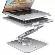 Suport laptop AXAGON STND-LR din aluminiu, 10"-17.3", înălțime și unghi reglabile, rotativ, gri