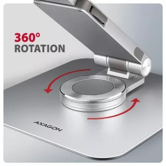 Suport laptop AXAGON STND-LR din aluminiu, 10"-17.3", înălțime și unghi reglabile, rotativ, gri Suport laptop AXAGON STND-LR din aluminiu, 10"-17.3", înălțime și unghi reglabile, rotativ, gri
