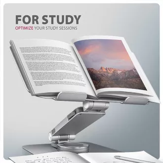 Suport laptop AXAGON STND-LR din aluminiu, 10"-17.3", înălțime și unghi reglabile, rotativ, gri Suport laptop AXAGON STND-LR din aluminiu, 10"-17.3", înălțime și unghi reglabile, rotativ, gri