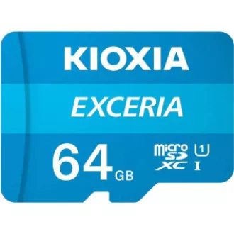 Card microSDXC KIOXIA Exceria 64GB M203, UHS-I U1 Clasa 10