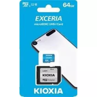 Card microSDXC KIOXIA Exceria 64GB M203, UHS-I U1 Clasa 10