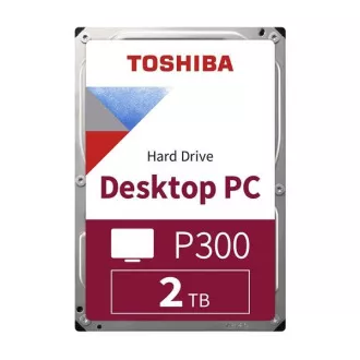 TOSHIBA HDD P300 Desktop PC (SMR) 2TB, SATA III, 7200 rpm, 256MB cache, 3, 5", BULK