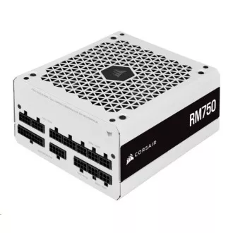 Sursă de alimentare CORSAIR, RM750-80 PLUS Gold (ATX, 750W, Modular), alb