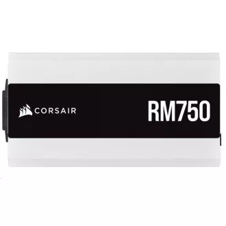 Sursă de alimentare CORSAIR, RM750-80 PLUS Gold (ATX, 750W, Modular), alb