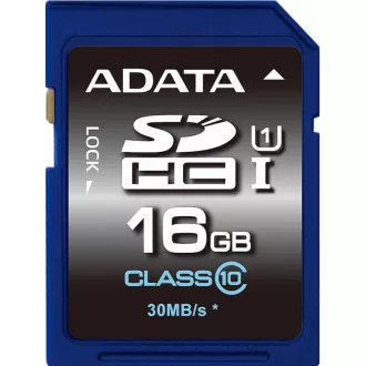 Card ADATA SDHC de 16 GB Premier UHS-I Clasa 10 Card ADATA SDHC de 16 GB Premier UHS-I Clasa 10