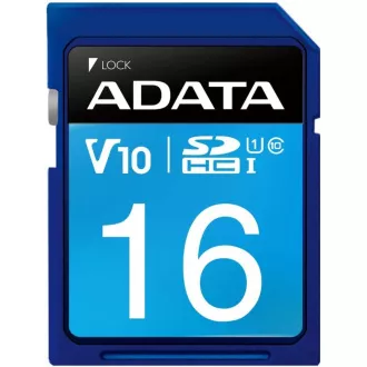 Card ADATA SDHC de 16 GB Premier UHS-I Clasa 10 Card ADATA SDHC de 16 GB Premier UHS-I Clasa 10