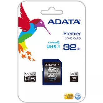 Card ADATA SDHC de 32 GB Premier UHS-I Clasa 10 Card ADATA SDHC de 32 GB Premier UHS-I Clasa 10