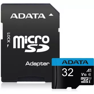 Card ADATA MicroSDHC 32GB UHS-I Clasa 10 + adaptor SD, Premier