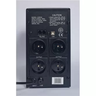 EUROCASE UPS EA200LED 2000VA linie interactivă EUROCASE EA200LED 2000VA