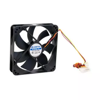 Ventilator CHIEFTEC AF-1225S, ventilator tip manșon 120x120x25 mm, cu conector de 3/4 pini