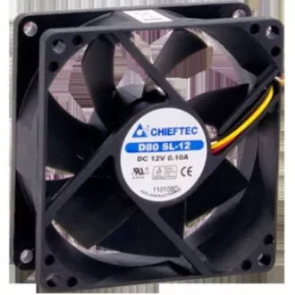 Ventilator CHIEFTEC AF-0825S, Ventilator manșon 80x80x25 mm, cu conector 3/4pin