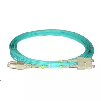 Cablu patch duplex MM 50/125, OM3, SC-SC, LS0H, 1m