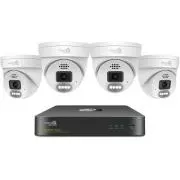 iGET HOMEGUARD HGNVK84804 - Set camere PoE 2K NVR 8CH + 4 camere exterioare cu sunet