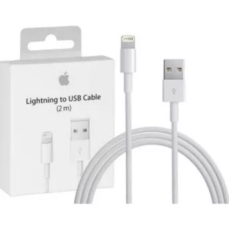 Cablu USB APPLE cu conector lightning - alb (pachet vrac) 2m