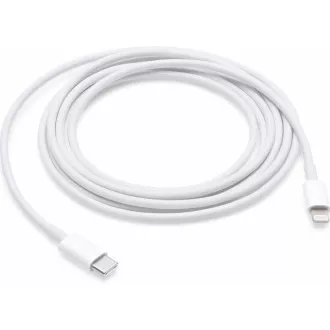 Cablu USB APPLE cu conector lightning - alb (pachet vrac) 2m