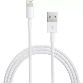 Cablu USB APPLE cu conector lightning - alb (pachet vrac) 2m