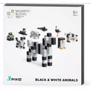 Kit magnetic PIXIO Black & White Animals