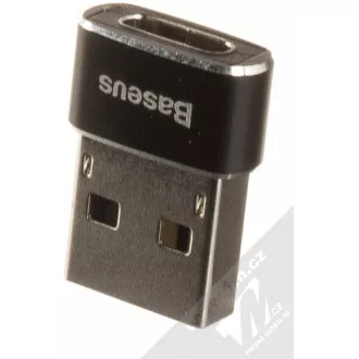 Adaptor Baseus USB tată la USB-C mamă 5A, negru