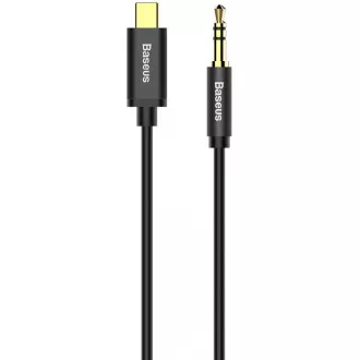 Cablu audio Seria Baseus Yiven USB-C / 3, 5mm Jack 1, 2m, negru