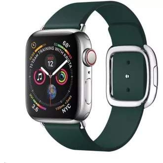 COTEetCI Curea magnetică din piele Nobleman pentru Apple Watch 42 / 44mm verde