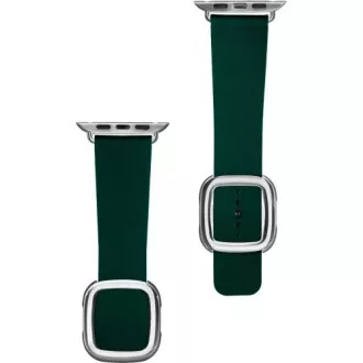 COTEetCI Curea magnetică din piele Nobleman pentru Apple Watch 42 / 44mm verde