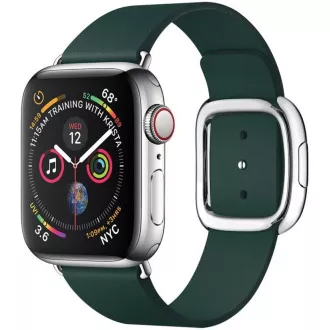 COTEetCI Curea magnetică din piele Nobleman pentru Apple Watch 42 / 44mm verde