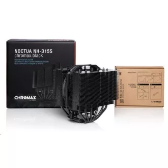 Cooler CPU NOCTUA NH-D15S CH-BK, 1x 140mm, LGA1851, AM5, negru