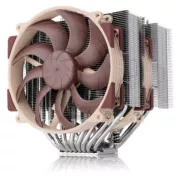 Cooler CPU NOCTUA NH-D15 G2, 2x 140mm, LGA1851, AM5, maro/argintiu
