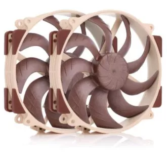 Ventilator NOCTUA NF-A14x25r-G2-PWM-Sx2-PP, 2x 140mm, maro