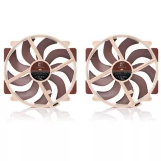 Ventilator NOCTUA NF-A14x25r-G2-PWM-Sx2-PP, 2x 140mm, maro