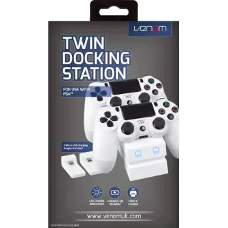 VENOM VS2732 Stație de andocare dublă PS4 neagră pentru PS4 VENOM VS2732 Stație de andocare dublă PS4 neagră pentru PS4