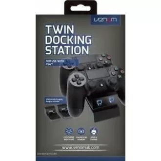 VENOM VS2737 Stație de andocare dublă PS4 albă pentru PS4 VENOM VS2737 Stație de andocare dublă PS4 albă pentru PS4