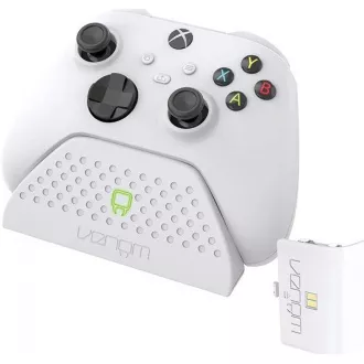 VENOM VS2870 Xbox Series S/X & One White Single Docking Station   1 baterie