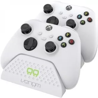 VENOM VS2871 Xbox Series S/X & One White Twin Docking Station   2 baterii