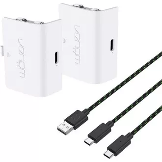 VENOM VS2872 Xbox Series S/X & One White Twin Battery Pack   cablu de 3 metri