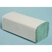 Prosoape pap. ZZ pliat 1vrs. reciclare verde 23x25cm 20x250buc = 5000buc
