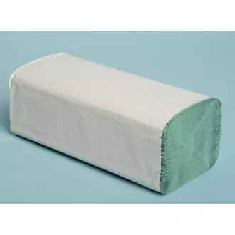 Prosoape pap. ZZ pliat 1vrs. reciclare verde 23x25cm 20x250buc = 5000buc