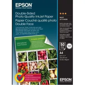 Hârtie EPSON A4 - Hârtie foto de calitate inkjet cu două fețe A4 50 de coli