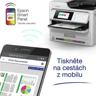 EPSON cerneală pentru imprimantă WorkForce WF-C5890DWF, 4 în 1, A4, 25 ppm, USB, LAN, Wi-Fi (Direct)