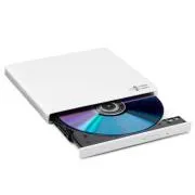 HITACHI LG - unitate externă DVD-W/CD-RW/DVD±R/±RW/RAM GP57EW40, Slim, alb, cutie SW - Utilizat