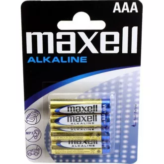 AVACOM Baterii alcaline AVACOM AAA Maxell nereîncărcabile 4 buc Blister