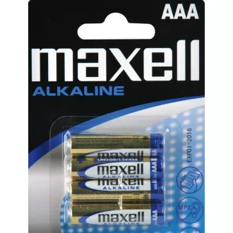 AVACOM Baterii alcaline AVACOM AAA Maxell nereîncărcabile 4 buc Blister
