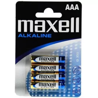 AVACOM Baterii alcaline AVACOM AAA Maxell nereîncărcabile 4 buc Blister