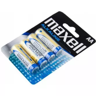 AVACOM Baterii alcaline AA Maxell nereîncărcabile AA Maxell 4pcs Blister