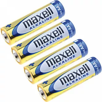 AVACOM Baterii alcaline AA Maxell nereîncărcabile AA Maxell 4pcs Blister
