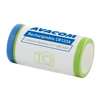 Baterie foto reîncărcabilă AVACOM Avacom CR123A 3V 450mAh 1.35Wh Baterie foto reîncărcabilă AVACOM Avacom CR123A 3V 450mAh 1.35Wh