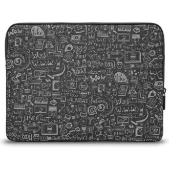 CONNECT IT Carcasă Doodle pentru laptop 15.6", negru CONNECT IT Carcasă Doodle pentru laptop 15.6", negru